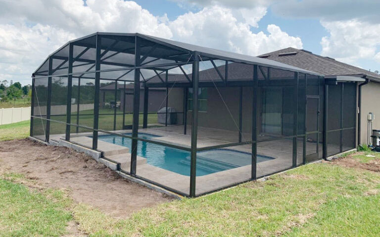 8ft Charcoal Pool and Patio Replacement Screens Pool and Patio Screen